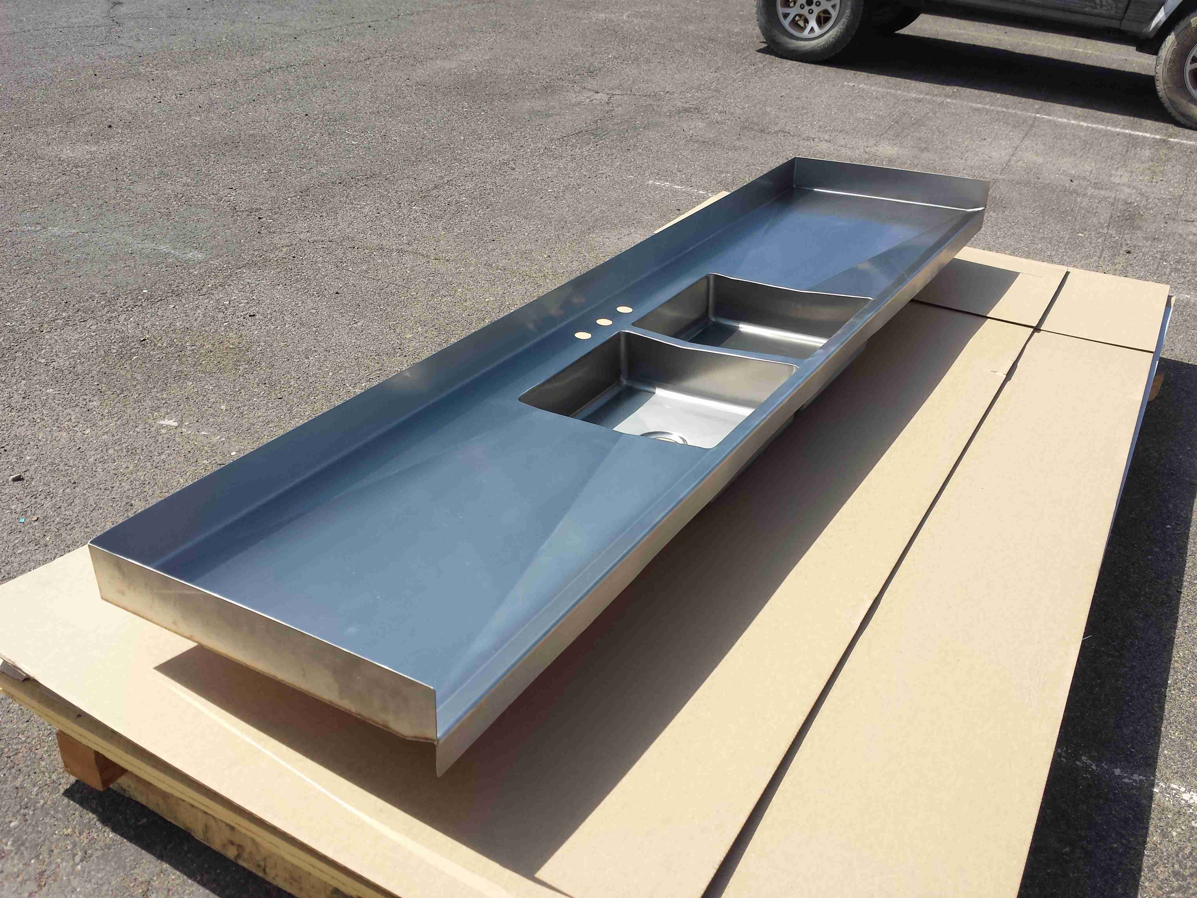 Finished stainless fabrication project